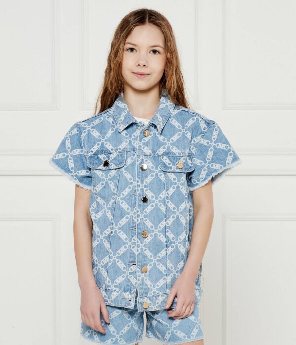 

Джинсовая куртка Regular fit Michael Kors Kids, синий