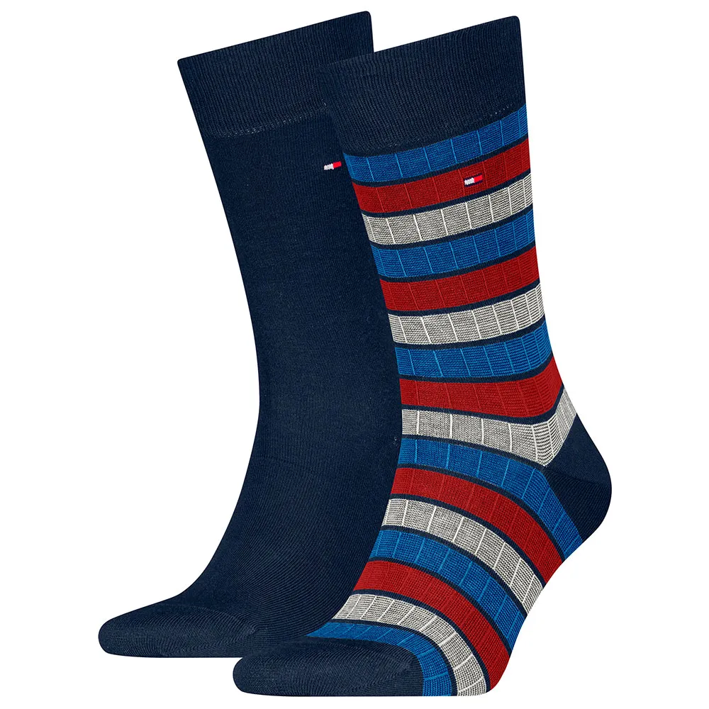 

Носки 2 шт Tommy Hilfiger One Row Colorblock, синий