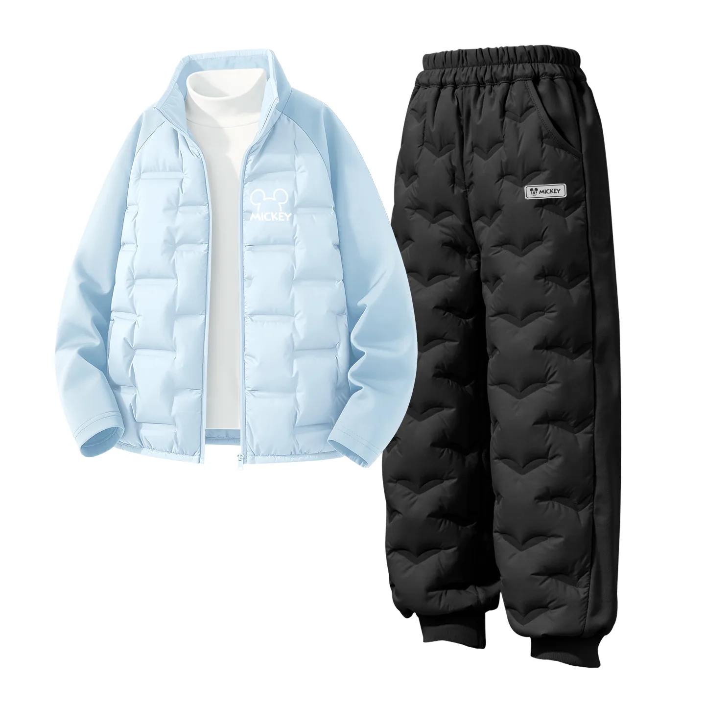 Детская повседневная спортивная толстовка Disney, [Thickened and Fleece-Lined]Thick Board Di Line K Blue+Di H Square Hook-and-Loop K Black