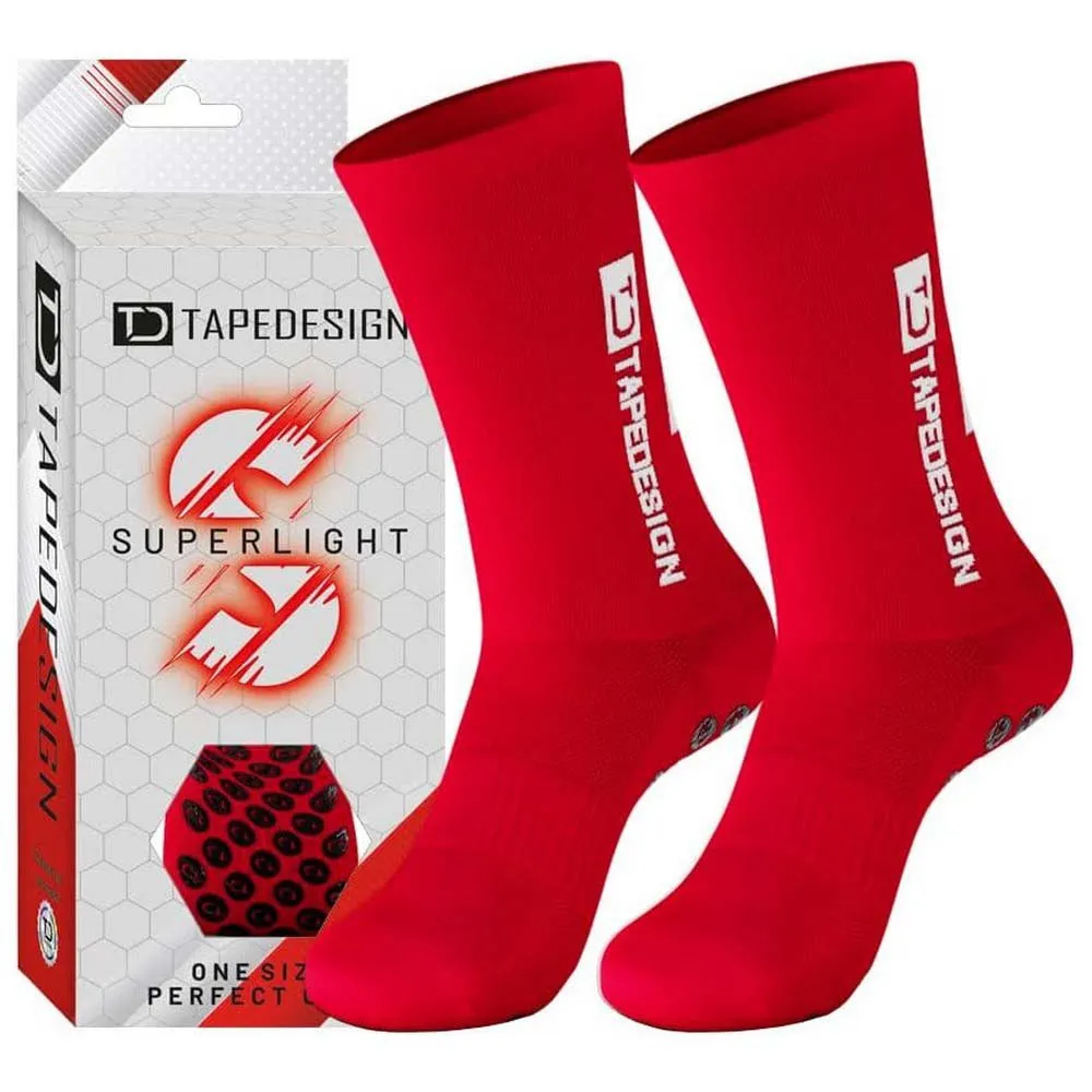 

Носки Tape Design Superlight Non-slip long, красный