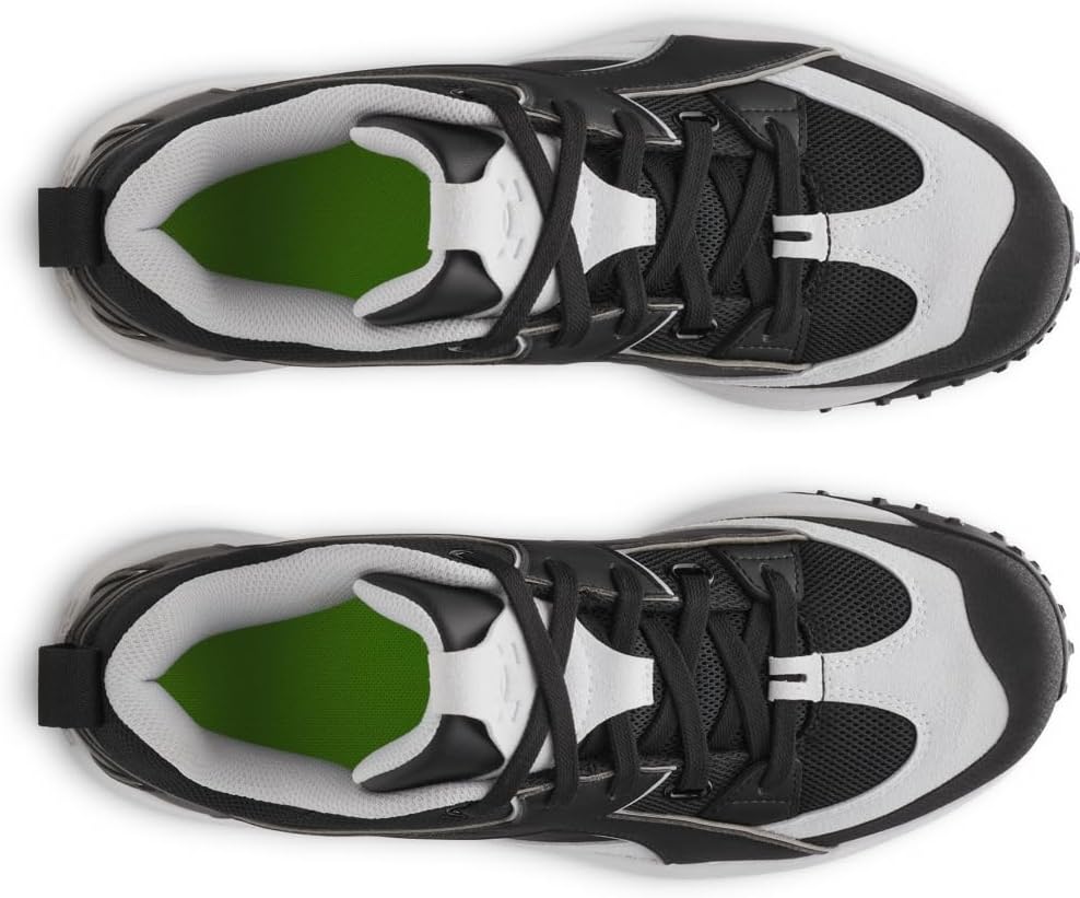 Under Armour мужские бейсбольные бутсы Yard Icon Turf, (001) Black/White/Black — фото 4
