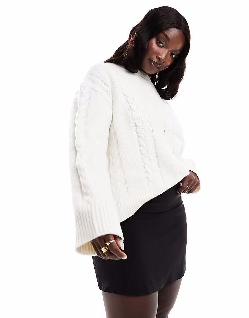 

Мини-юбка-шорты Curve от ASOS DESIGN черного цвета