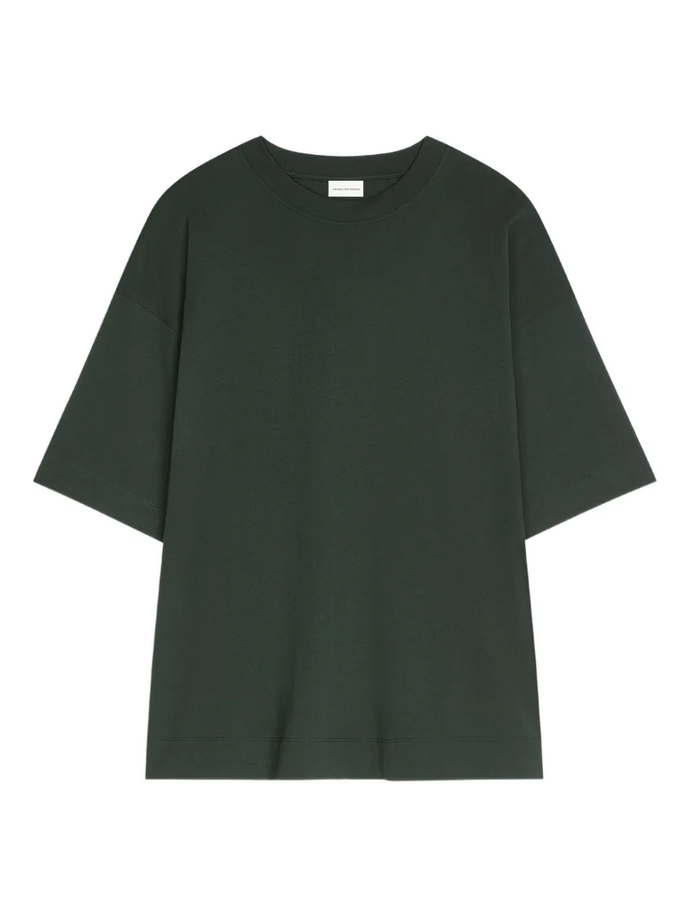 

Футболка с круглым вырезом DRIES VAN NOTEN, зеленый