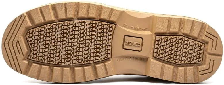 

Мужские кожаные рабочие туфли ZANCO 4"/оксфорды/спортивные походные ботинки с легкой гибкой подошвой