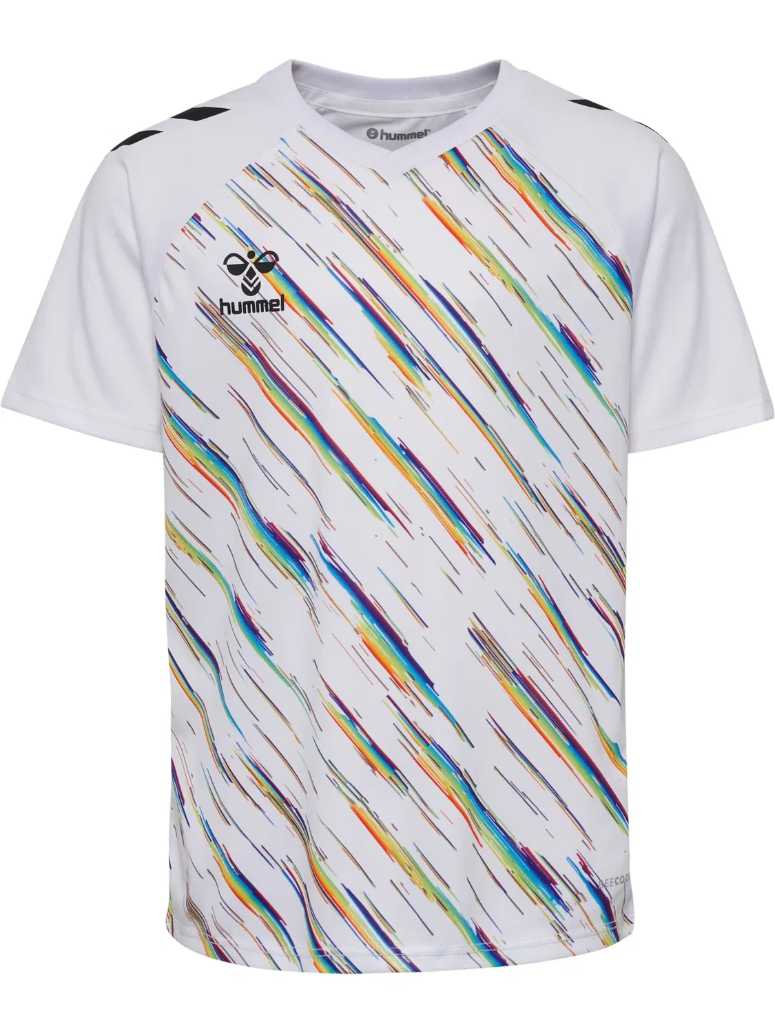 Футболка с raglan-рукавами Hummel, белый/мультиколор
