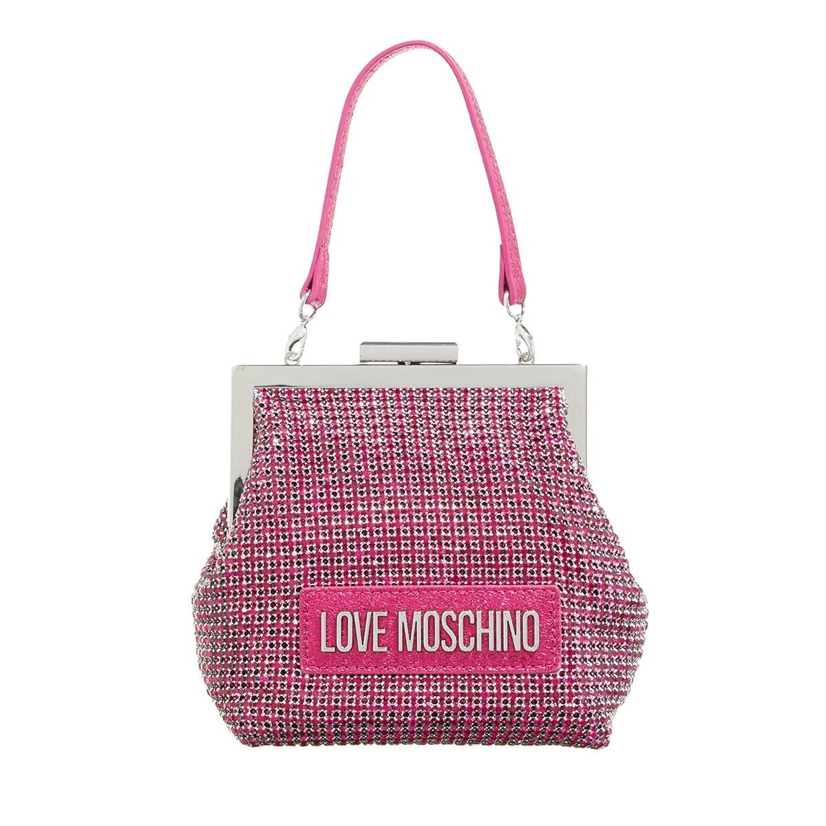 

Сумка пурпурный+пурпурный Love Moschino, розовый