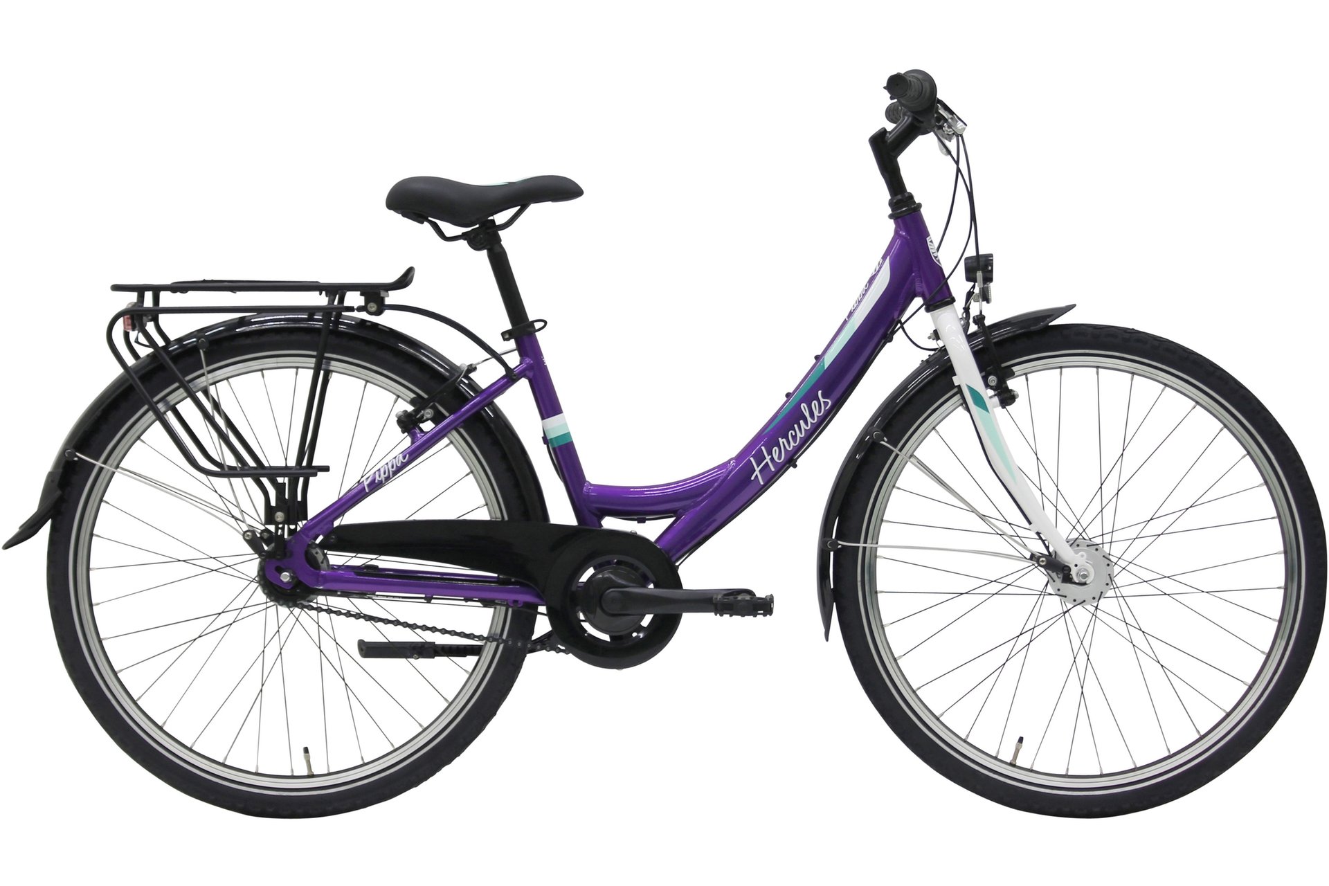 

Детский велосипед Hercules Pippa r3 - 20 дюймов - tiefeinsteiger - 2026, lila | purple-glossy