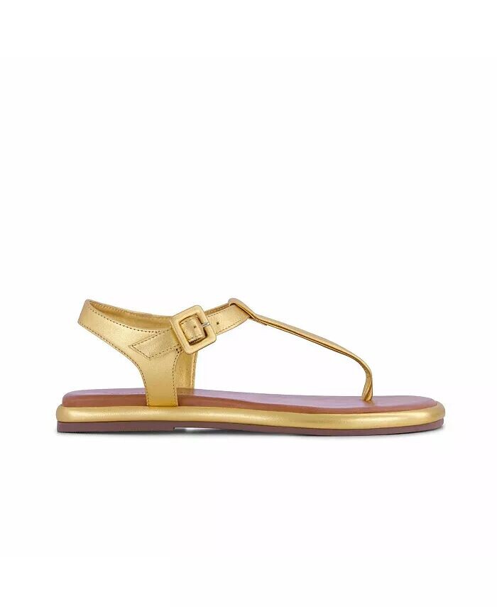 Сандалии Bernardo Tucson с Т-образным ремешком Bernardo Footwear, золотой