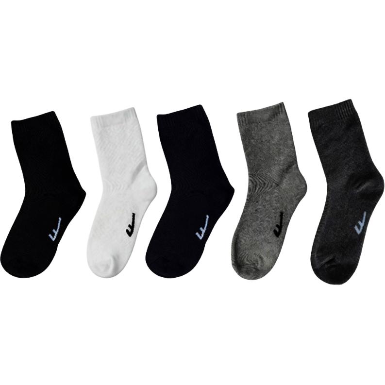 

Унисекс носки Mid Calf WARRIOR, 5 pack = черный *1+белый *1+темно-серый *1+светло-серый *1+темно-синий *1