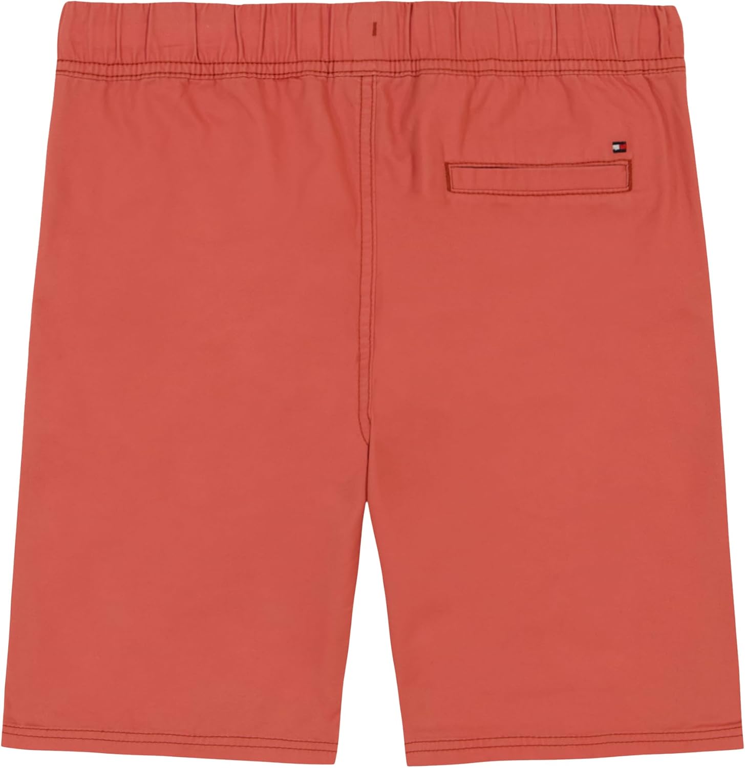 Короткие плетеные шорты Tommy Hilfiger для мальчиков, застежка на шнурок, Sangria Solid — фото 2