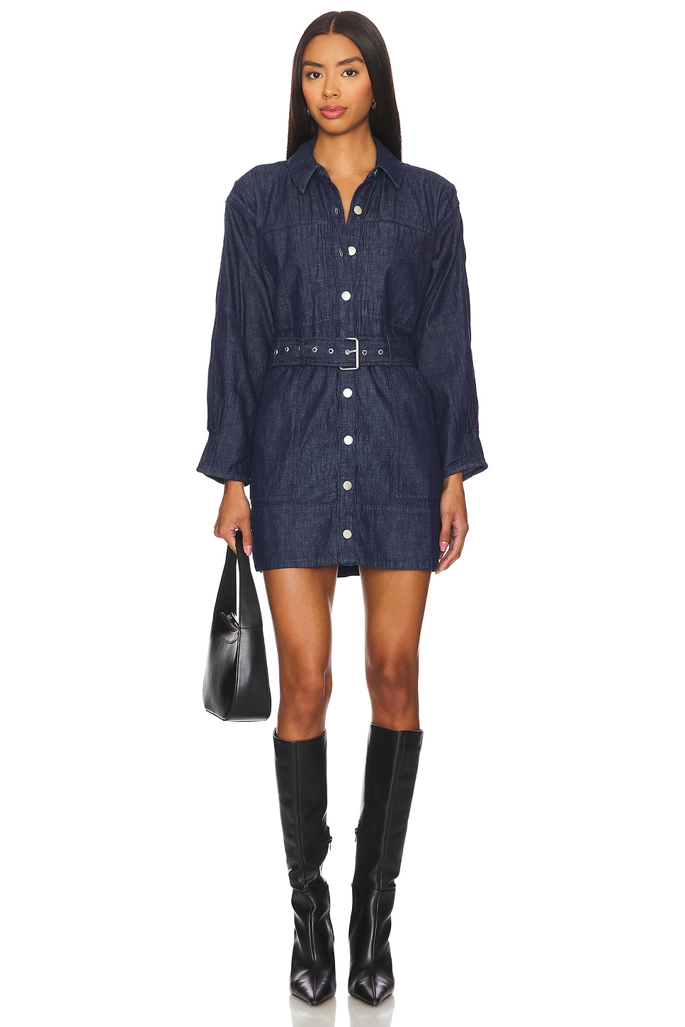 

X revolve esme мини-платье в темной тени Free People, цвет dark shadow