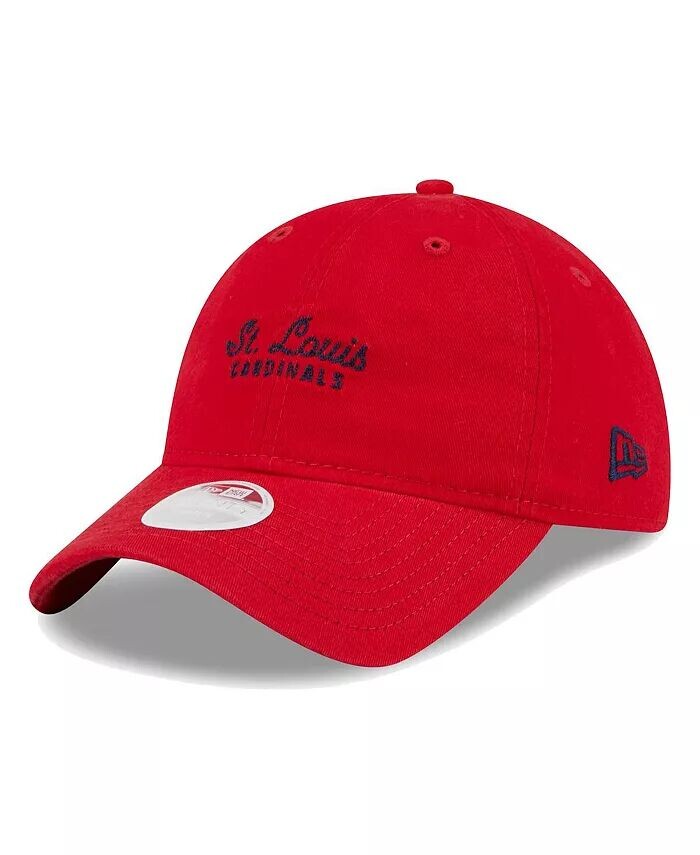 

Женская красная кепка St. Louis Cardinals Script 9TWENTY Adjustable New Era