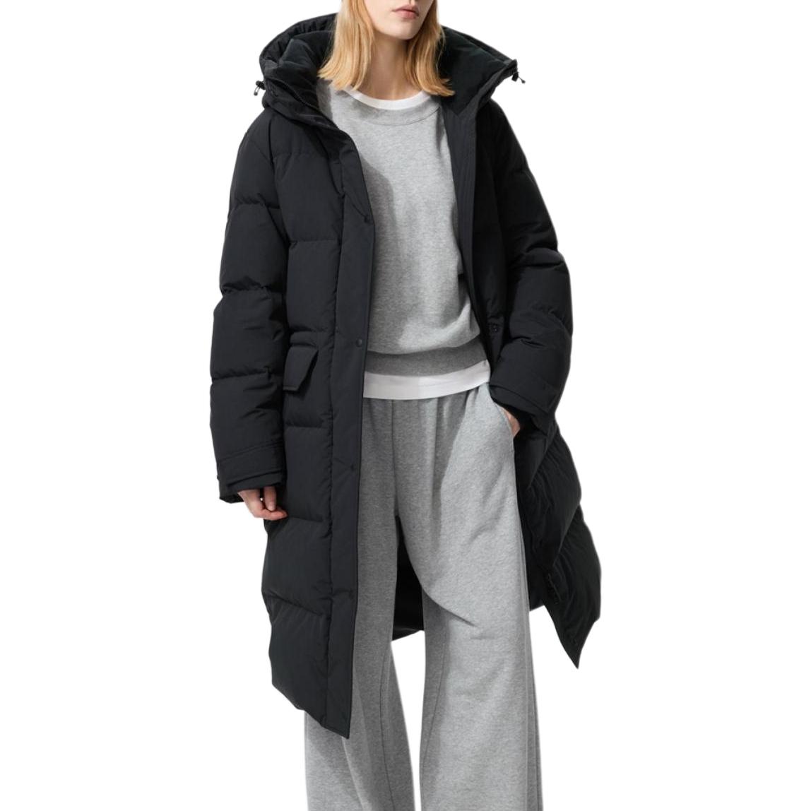 

UNIQLO Пуховик женский черный, Black