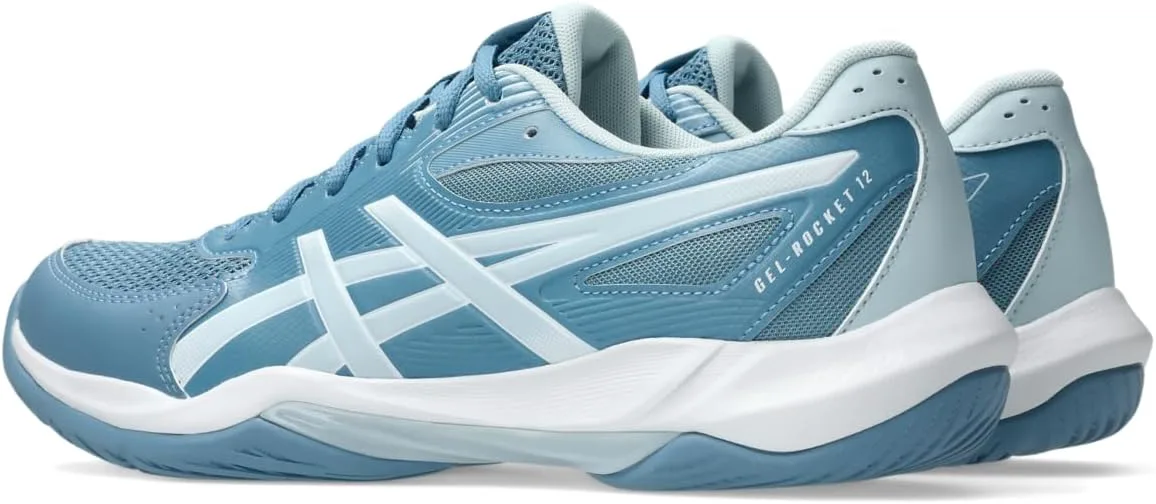 Мужские волейбольные кроссовки ASICS Gel-Rocket 12, синий/серый — фото 3