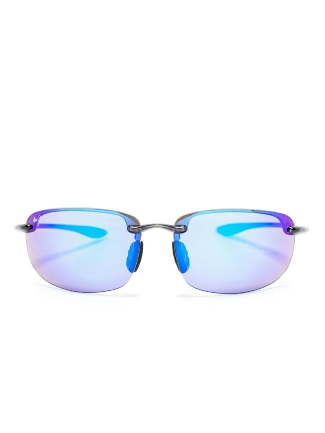 

Maui Jim солнцезащитные очки Hookipa в прямоугольной оправе, серый