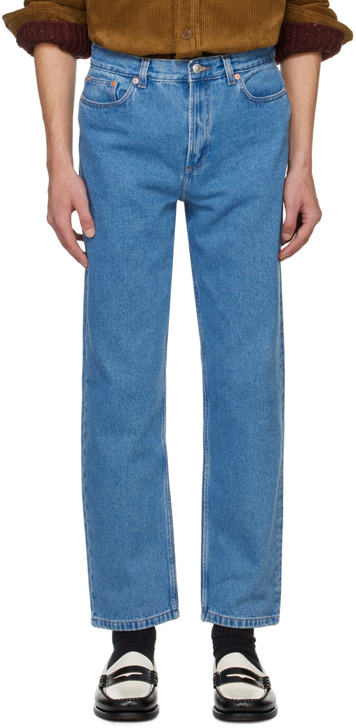 

Синие джинсы Martin A.P.C., Washed indigo