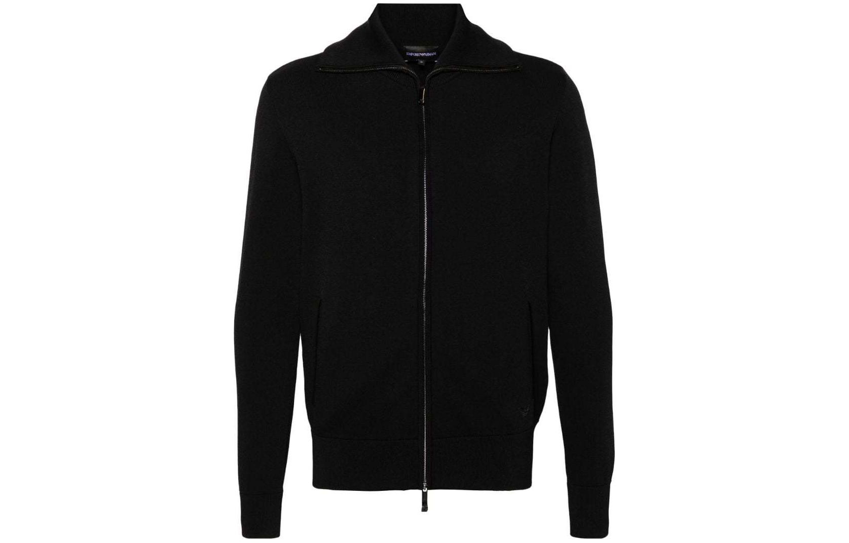 

EMPORIO ARMANI SS24 Куртка мужская, черная, Черный, EMPORIO ARMANI SS24 Куртка мужская, черная