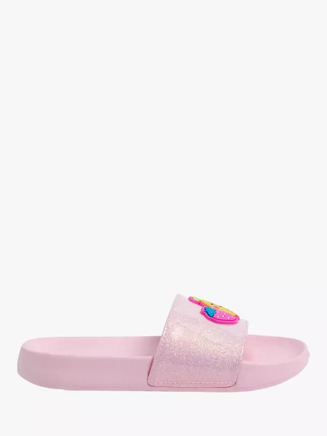 Детские сандалии-шлепанцы с фруктовым рисунком, розовые Angels by Accessorize