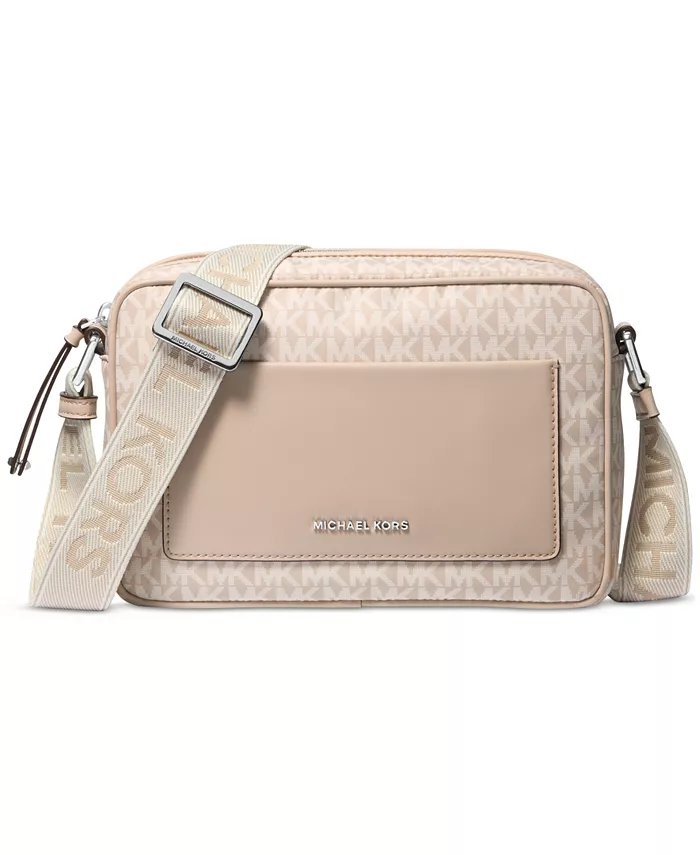 

Сумка кросс-боди Jet Set Logo East West из нейлона Michael Kors, белый