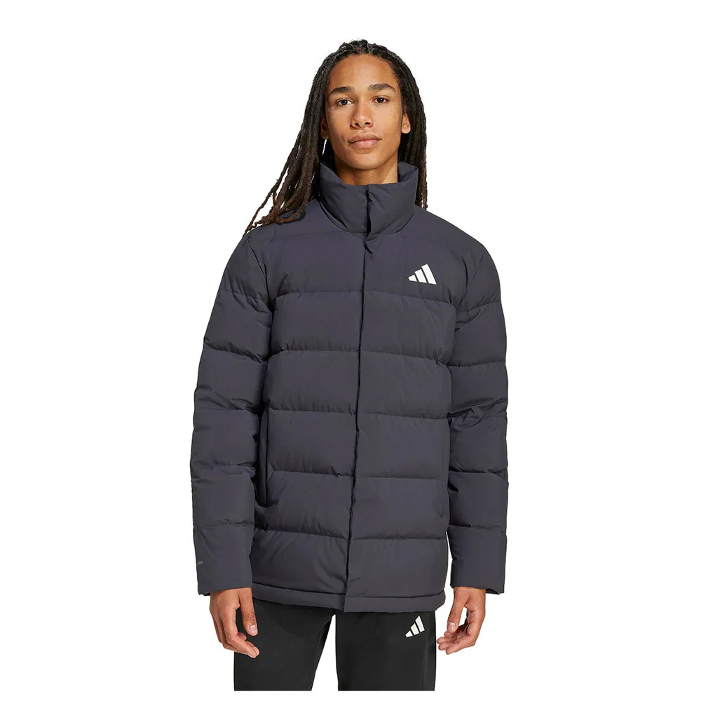 

Куртка adidas Helionic Climawarm Mid-Length down, серый
