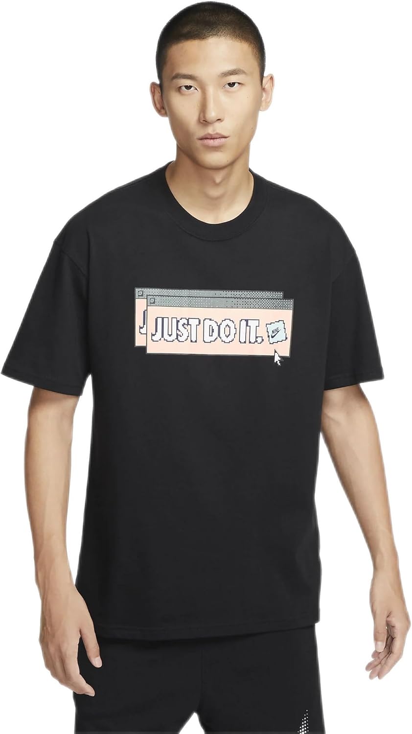 

Мужская футболка Nike, Black, Черный, Мужская футболка Nike, Black