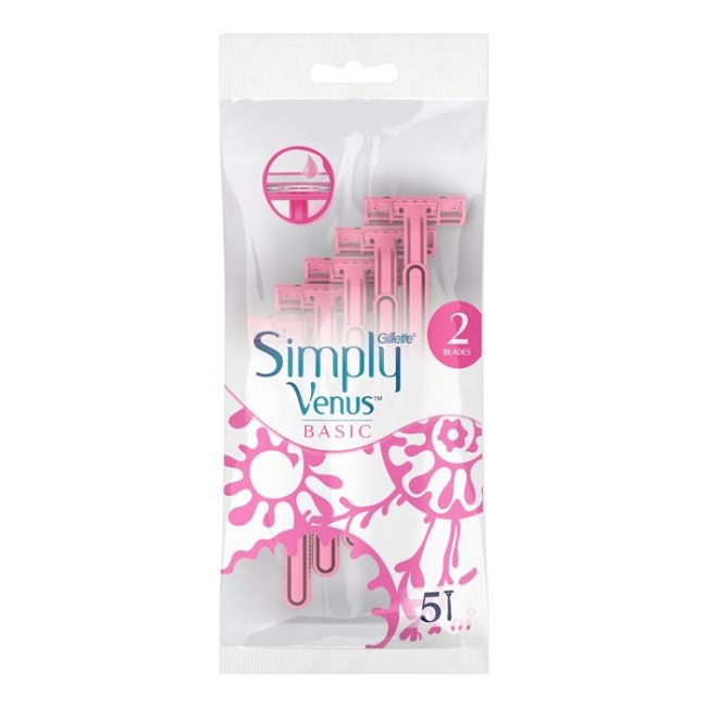 

Одноразовые бритвы Simply Venus Basic (5 шт.) Gillette
