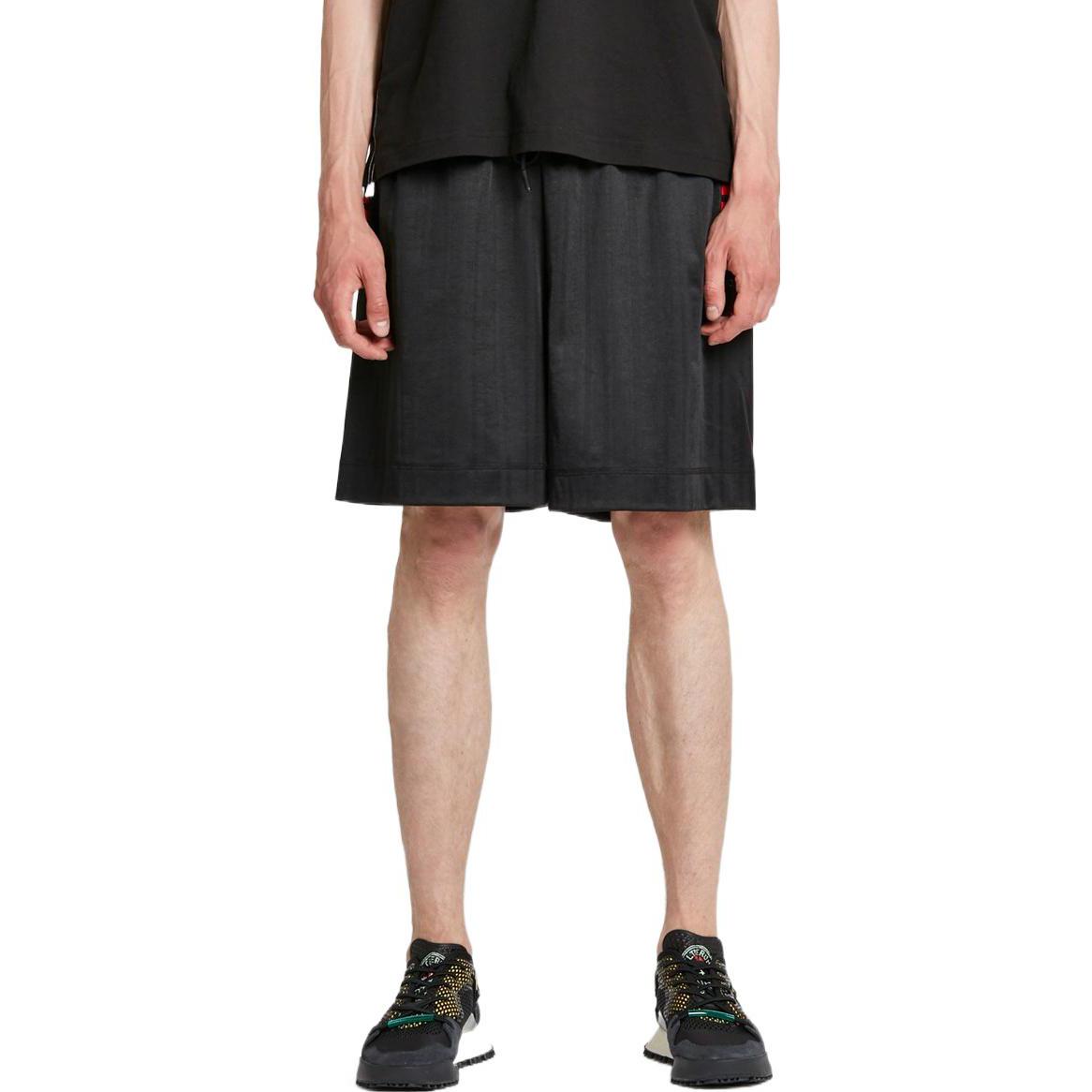 Шорты Men's adidas originals x Alexander Wang Crossover Solid Color Lacing Athleisure Casual Sports Shorts Black DM9683 — фото 2