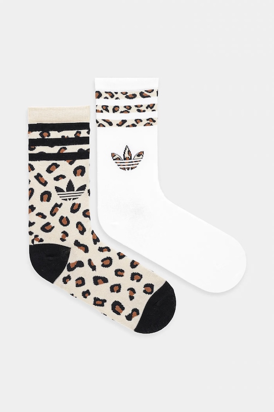 

Носки Leopard 2 шт Adidas Originals, бежевый