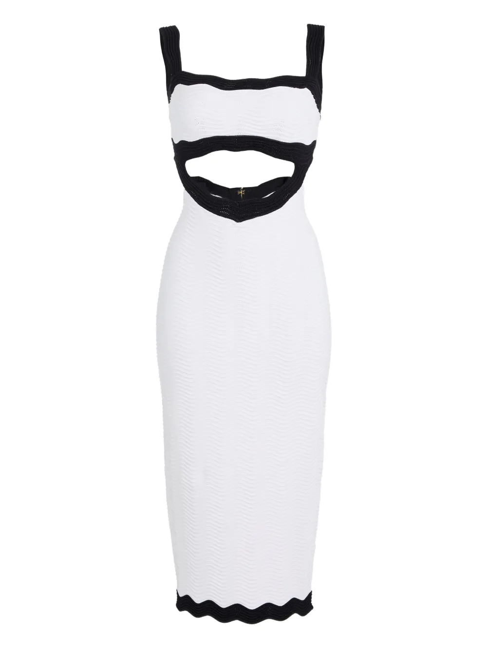 

Трикотажное миди-платье Wynra с вырезами Retrofete, белый
