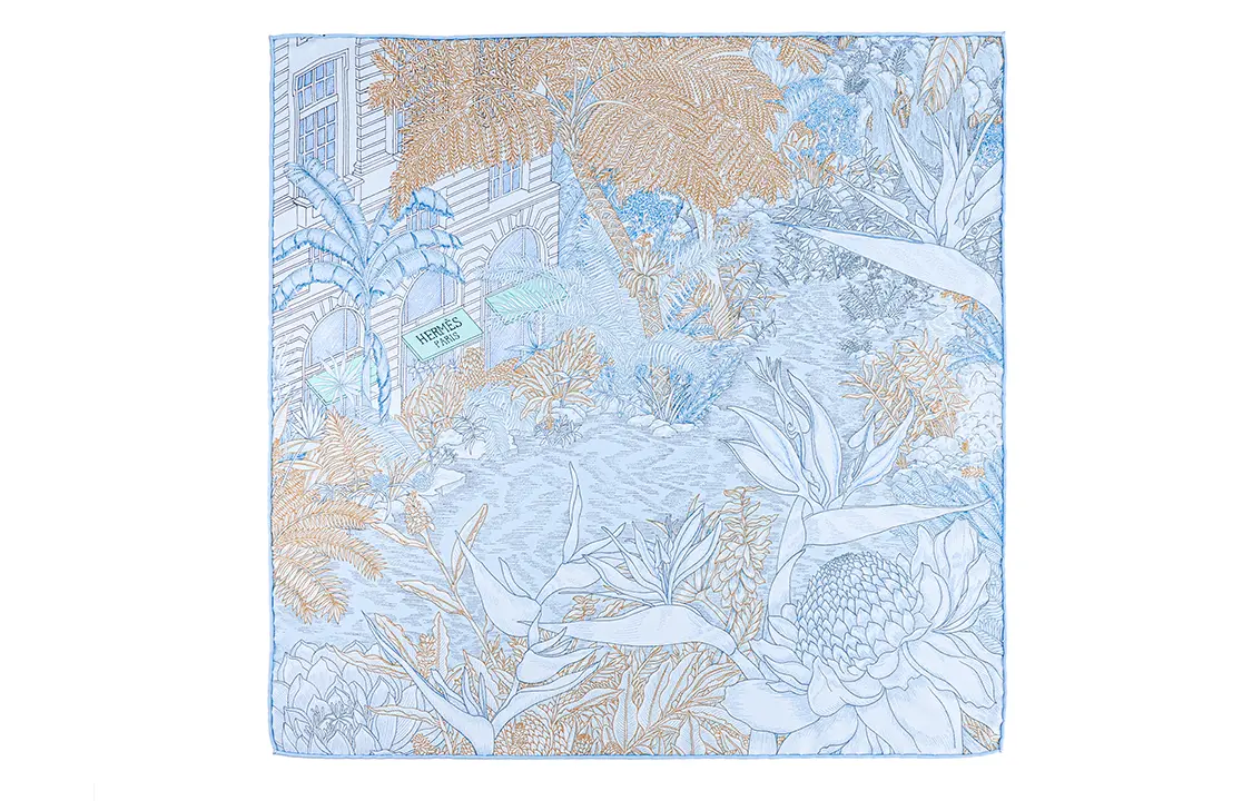 

Шёлковый шарф Faubourg для женщин HERMES