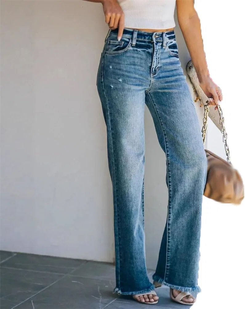 Джинсы Slim Straight, синий — фото 3