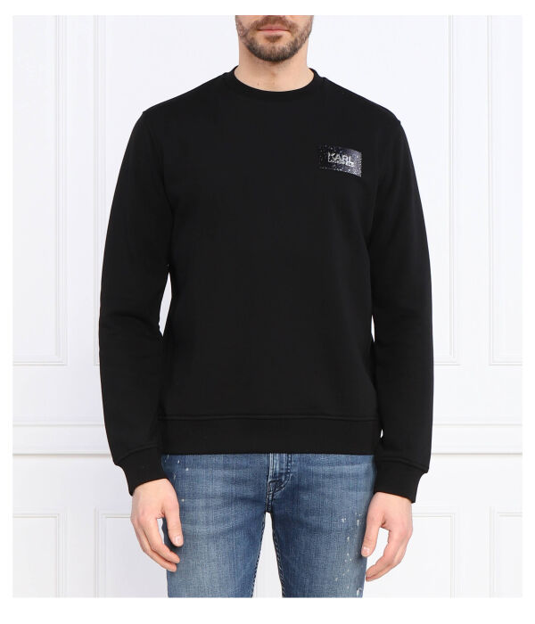 

Толстовка Karl Lagerfeld Regular Fit с логотипом, черный