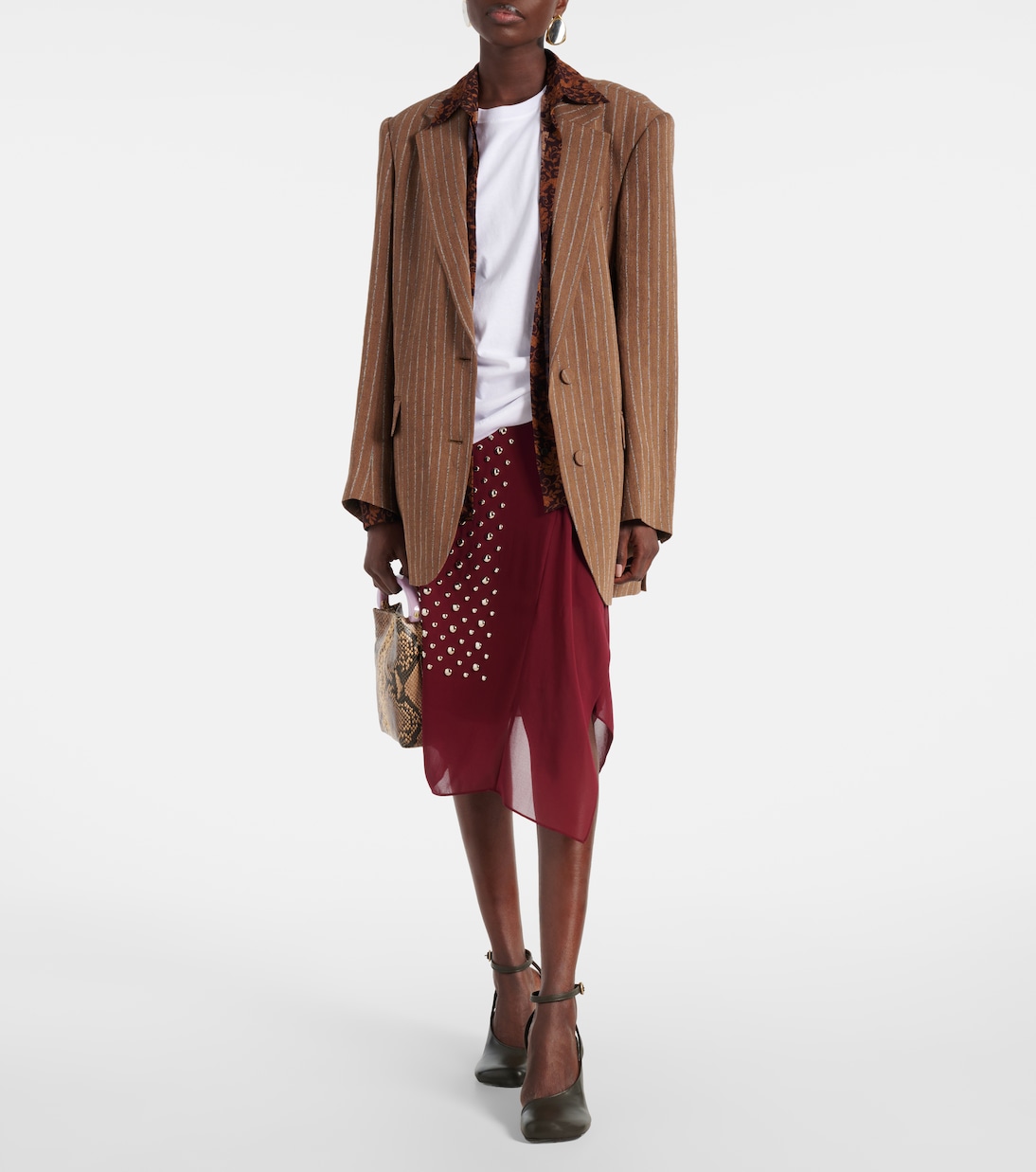 Хлопковая футболка из джерси Dries Van Noten, белый — фото 2