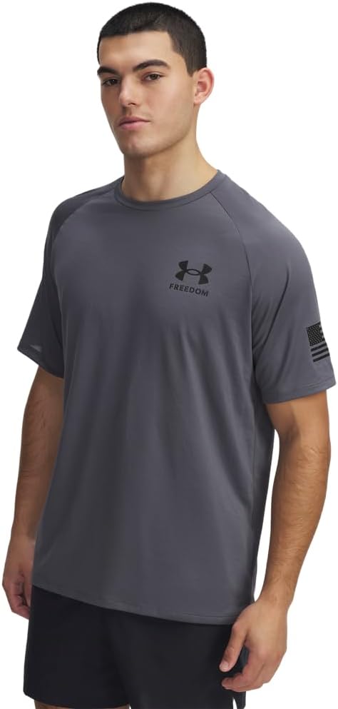 

Футболка с коротким рукавом Freedom Tech от Under Armour Mens, (025) Castlerock/Black, Черный, Футболка с коротким рукавом Freedom Tech от Under Armour Mens, (025) Castlerock/Black
