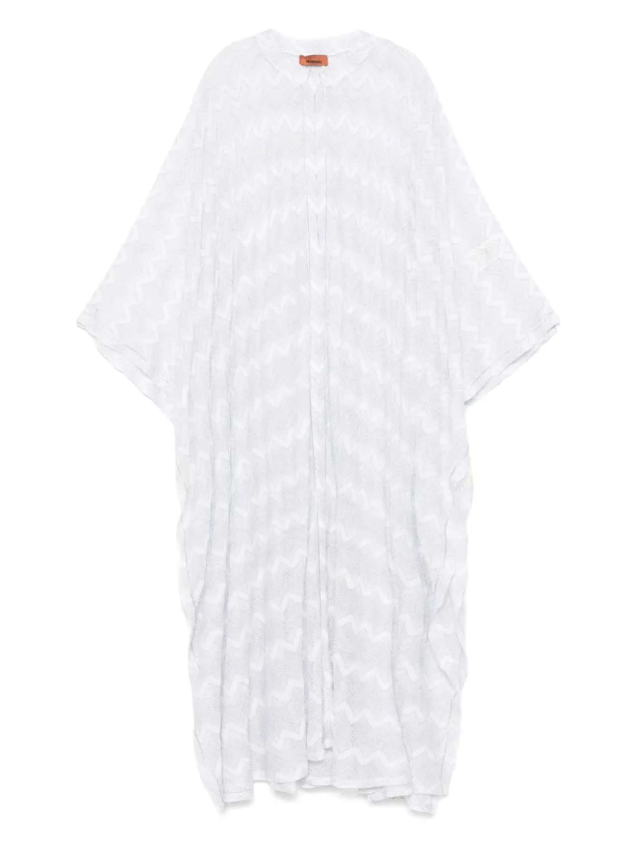 

Missoni платье макси с узором зигзаг, белый