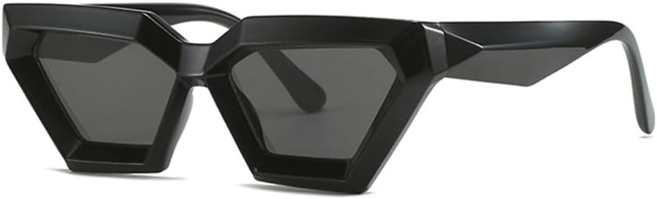 

Винтажные солнцезащитные очки Polygon 2027 для женщин, модные солнцезащитные очки UV400 для мужчин, трендовые солнцезащитные очки с леопардовым градиентом MTZJH, Black Grey