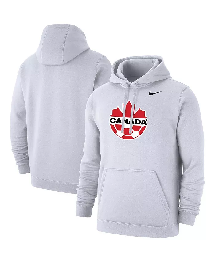 

Мужская белая толстовка с капюшоном Canada Soccer Club Primary Nike