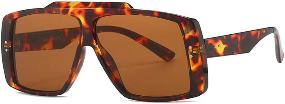 

Винтажные солнцезащитные очки в крупной оправе для женщин и мужчин, большие градиентные солнцезащитные очки в стиле панк, очки с защитой от УФ-излучения UV400 HDUBFY, 5