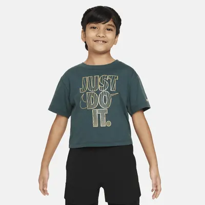 Футболка Nike Shine Boxy Tee, цвет Deep Jungle