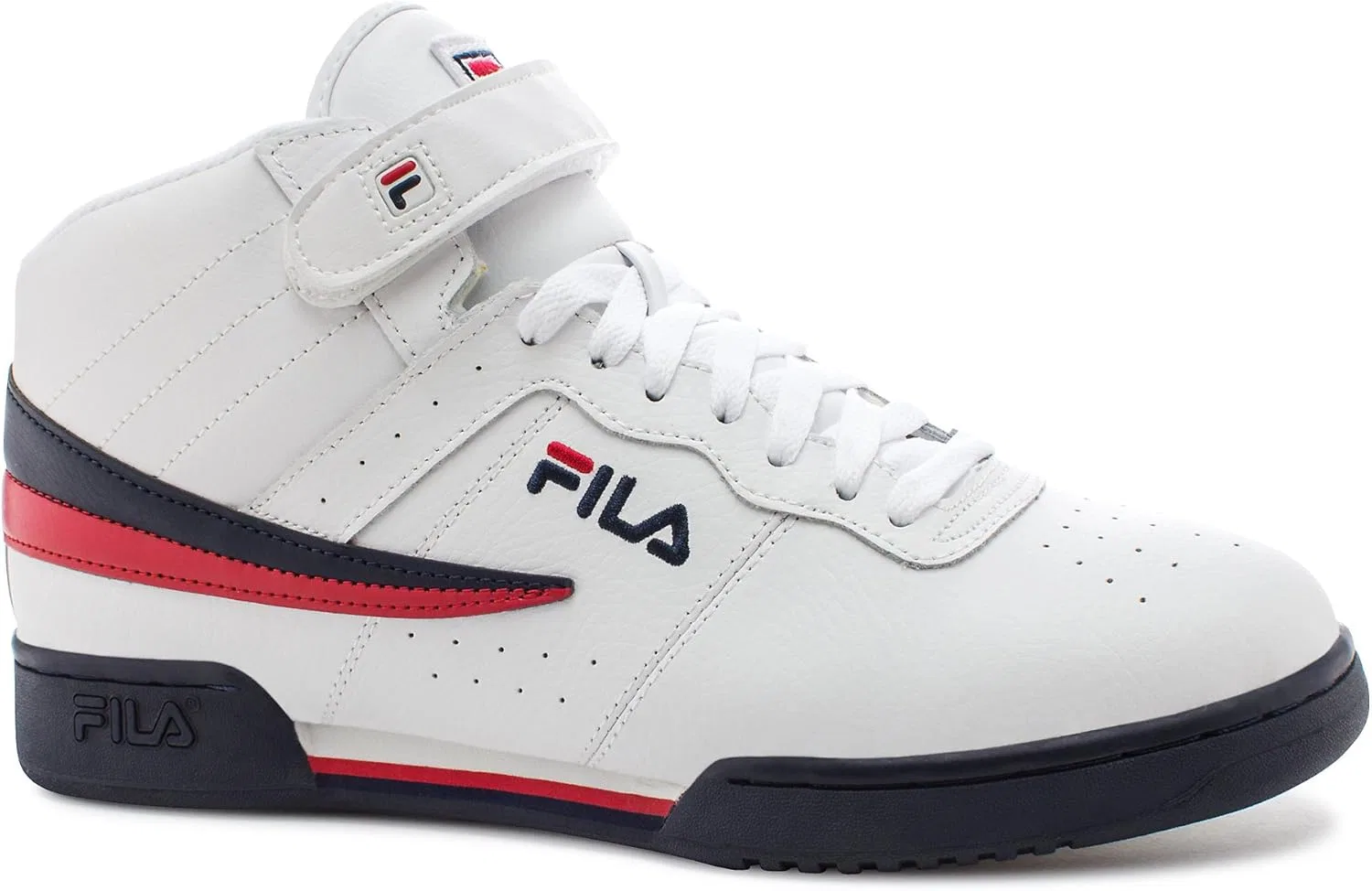 Кроссовки мужские Fila F-13, цвет White/Navy/Red — фото 2