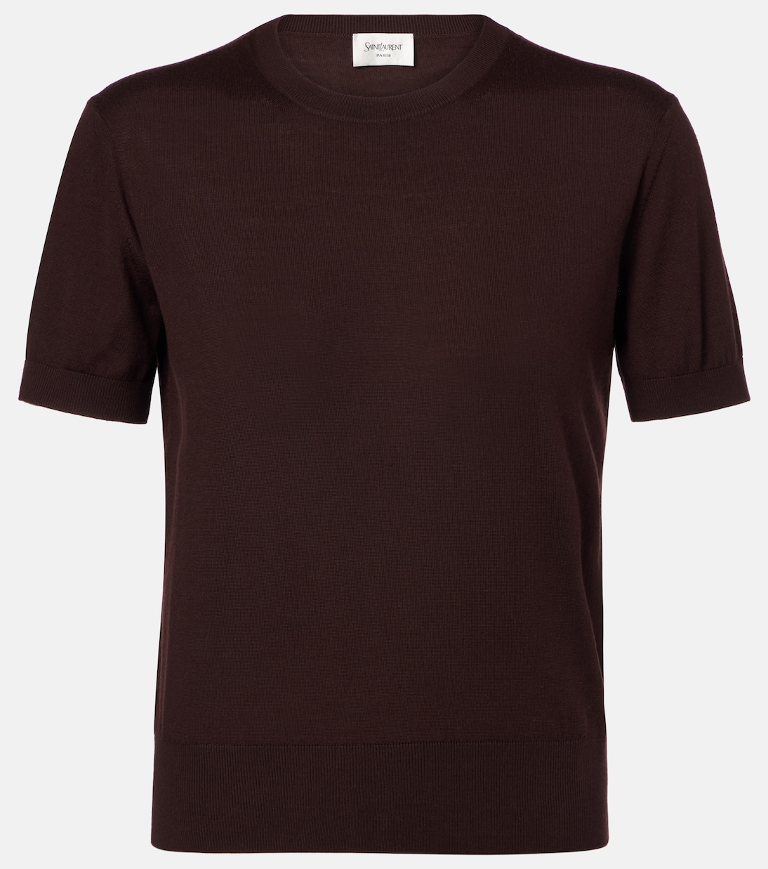 

Шерстяной топ Saint Laurent, Marron