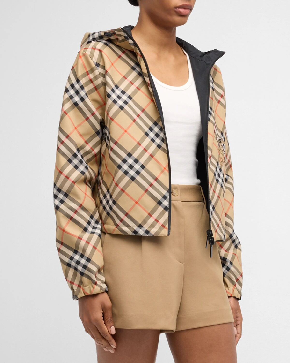 

Двусторонняя куртка EKD в клетку с капюшоном Burberry, цвет Sand Ip Check, Бежевый, Двусторонняя куртка EKD в клетку с капюшоном Burberry, цвет Sand Ip Check