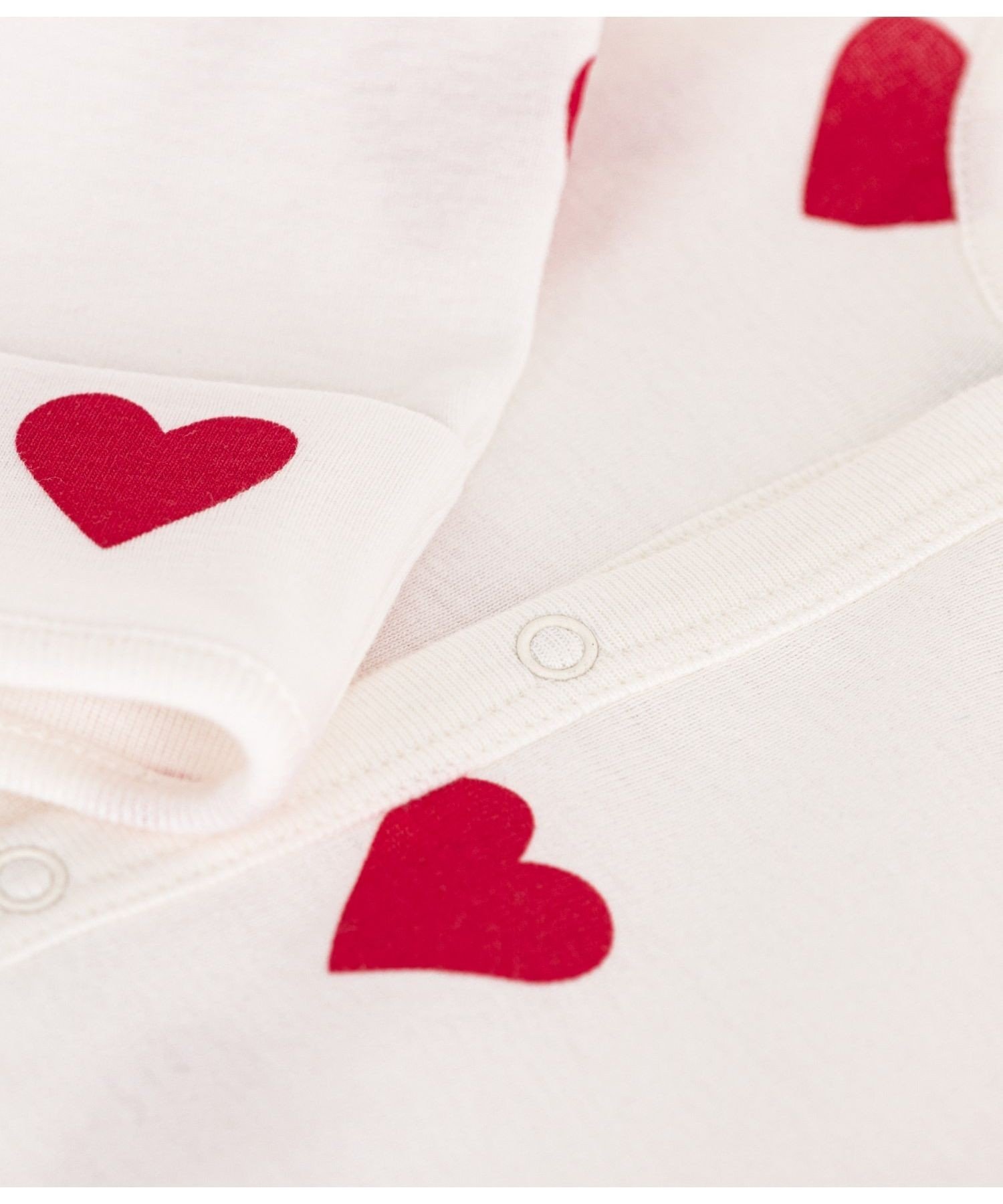 Двусторонний комбинезон с принтом Petit Bateau, Off-white/Red — фото 4