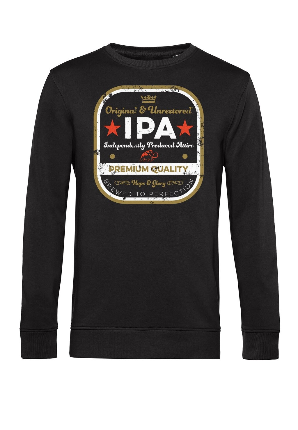 

Толстовка ORIGINAL & UNRESTORED IPA Henry Tiger, черный