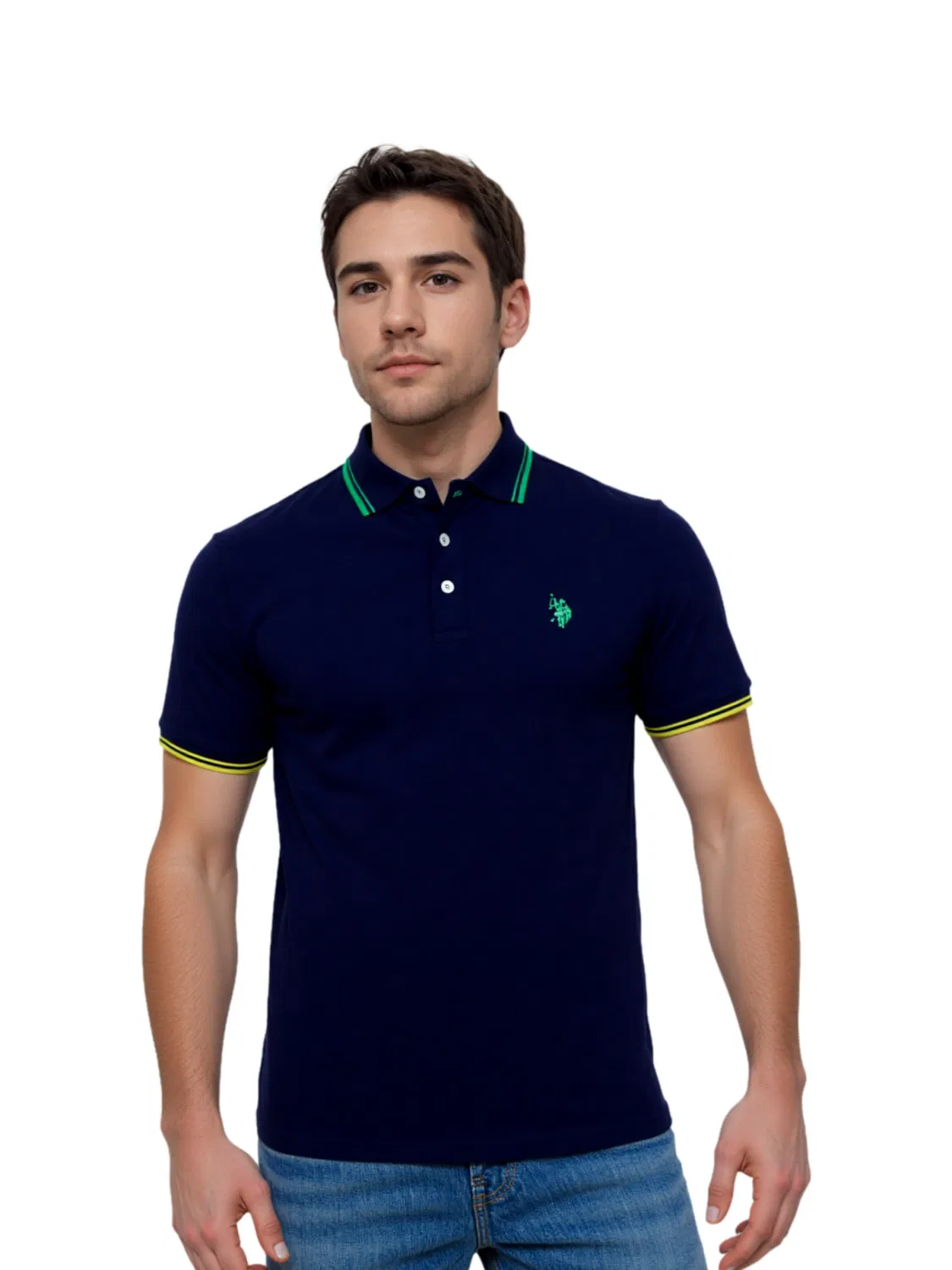 Футболка U.S. POLO ASSN., темно-синяя — фото 2