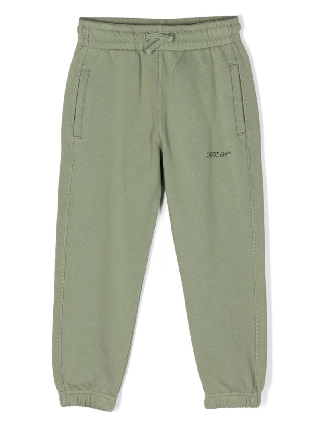 

Off-White Kids спортивные брюки с полосками, зеленый