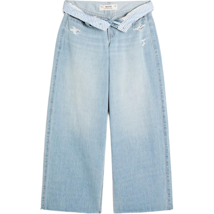 

Hollister Джинсы женские светло-голубые