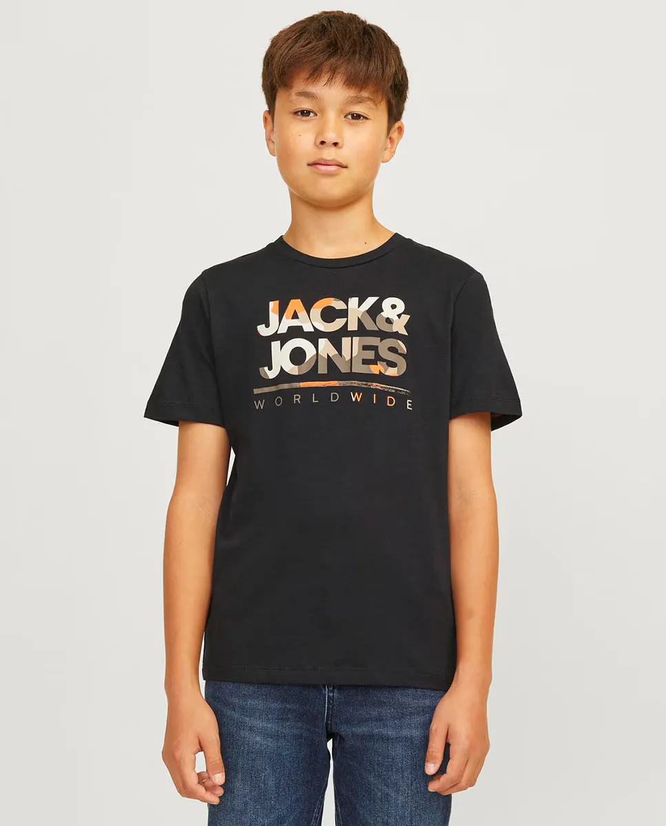 

Футболка для мальчика с коротким рукавом Jack & Jones, черный