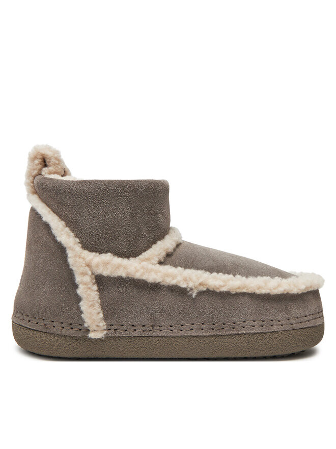 Зимние ботинки женские Inuikii Botas de nieve с меховой отделкой, серый