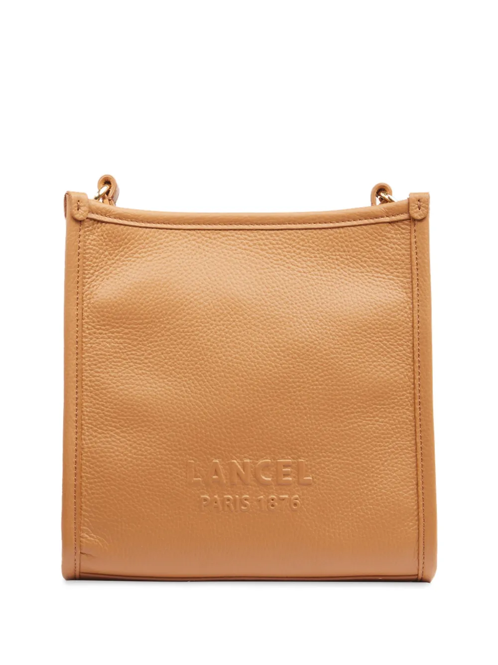 

Сумка через плечо с тисненым логотипом Lancel, коричневый